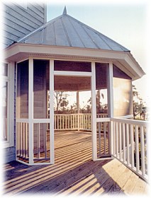 Screen Tight system for porches and gazebos